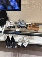 CHANEL    Early Spring New Milan Fashion Show Collection  Super Hot Butterfly Knot Rabbit Ears Mary Jane Single Shoes for Women. Imported sheepskin is super comfortable - Image 64