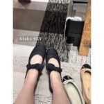 CHANEL    Early Spring New Milan Fashion Show Collection  Super Hot Butterfly Knot Rabbit Ears Mary Jane Single Shoes for Women. Imported sheepskin is super comfortable - Image 69