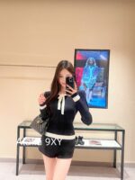 The heiress of the Chanel conglomerate ”  New collection for autumn and winter season 24: Black and white color matching elegant temperament lace up bow pullover wool sweater. - Image 9
