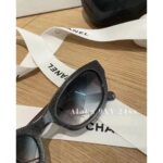 Chanel Wang Yibo's main promotion in this issue  24 CoCo Neige SeriesDiamond Starry Sky Narrow Edition Sunglasses   Handsome and versatile, unbeatable, showing off a small face. Gift box packaging - Image 16