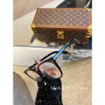 LOUIS VUITTON Ouyang Nana Same Style   Lucky Clover Natural Beauty Artifact Printed Logo Metal Wide Edge Frame Flat Mirror