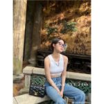 LOUIS VUITTON Ouyang Nana Same Style   Lucky Clover Natural Beauty Artifact Printed Logo Metal Wide Edge Frame Flat Mirror - Image 5