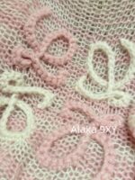 LOEWE Pink Muse Goddess24ss Early Autumn New Collection Handmade Hook Flower Fans Sweet Wool Hoodie Sweater for Women - Image 11