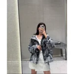 Dior 2025 Early Fall Collection 🔍 Jungle Print Set - Tiger Pattern Zip-Up Jacket & Skirt Coord 🐯