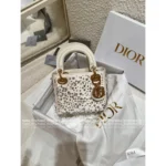 Dior 2025 Limited Edition ⭐️ Silk Satin Embroidered Lady Dior Bag - Crystal Beaded "Socialite Collector's Piece" - Image 4