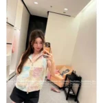Chanel 25M Early Fall Collection 🌈 Macaron Color-Block Vest - Terry Fabric Hooded Sleeveless Top & V-Cardigan - Image 9