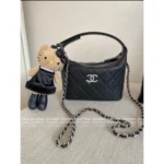 Chanel First Stock Available! 2025B Crystal Star Logo Caviar Leather Box Bag - Multi-Way (Handheld/Crossbody)