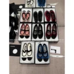 Chanel 2025B Fall/Winter Collection 🌈 Haute Couture Mary Janes - Imported Silk-Velvet & Crystal Bow (Ballet Flat Version)
