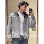 Louis Vuitton 2025SS Early Fall Collection 🩶 NIGO® Collab Zip Cardigan - Heavy Jacquard w/ Embroidered Logo & Lambswool Blend - Image 15