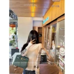 CHROME HEARTS ♥️ Personal Favorite — 2025 Early Fall New Printed Floral Letter Logo Ribbed Crewneck Long-Sleeve T-Shirt for Women - Image 4