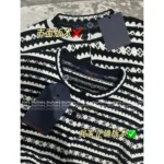 Louis Vuitton 2025SS Spring/Summer Collection 🖤 Must-Have "Spicy Girl" Top - Striped Shell Jacquard Knit Cardigan & Tee - Image 11