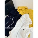 RALPH LAUREN La Fu 2025 Fall/Winter Collection 🤍 "Old Money Style" Hooded Cardigan - Cable Knit Zip-Up Jacket with Embroidery - Image 15