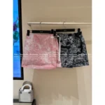 Dior 2025 Early Fall Collection 🌸 Pink Jungle Print Culottes - High-Waisted Slimming Palazzo Pants with Metal Belt - Image 10