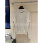 Dior 2025 Early Fall Collection ⭐️ 4D Jacquard Logo Sweater - 100% Cashmere Women's Pullover with Embroidery - Image 6
