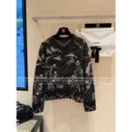 Chanel 25A Early Fall Collection ✉️ Jacquard Gold-Thread Sweater - Round Neck Wool/Cashmere Blend Pullover w/ Dust Bag - Image 7