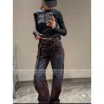Acne Studios 2025 Early Fall Collection 🆕 Women's Logo-Print Layered Knit - Mock Two-Piece Long Sleeve Pullover - Image 10