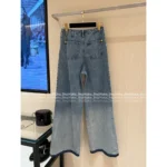 Chanel 2025B Early Fall Collection 🌈 Ombré Wide-Leg Jeans - Slimming Vertical Seam & Stretch Denim (Leg-Lengthening Fit) 👖 - Image 11