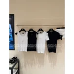Chanel 2025A New Collection 🤍 Heart Jacquard Logo Top - Cotton Ribbed Sleeveless Vest / Short Sleeve Tee - Image 11