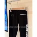 CHROME HEARTS 2025 Must-Have Early Fall Base Layer 🔎 Print Logo Leggings / Shark Hem Pants - Versatile "Spicy Girl" Fit - Image 3