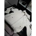 Chanel 2024N Coco Neige Ski Collection 🆕 Jacquard Logo Cardigan - Zip-Front Knit Jacket with Artisanal Crochet - Image 17