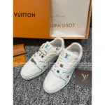 Louis Vuitton Premium 2025 Summer Couple Trainer Sneakers ✨ Embroidered Badge Detail - Gift Box Packaging - Image 5