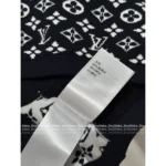 Louis Vuitton 25SS Spring/Summer Collection 🖤 Color-Block Silk Blend Tank - V-Neck Sleeveless Top w/ Embossed Jacquard Logo - Image 6