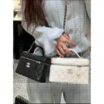 Chanel First Stock Available ⭐️ 2025B Caviar Leather Box Bag - Crystal Star Logo ✨ Multi-Way (Handheld/Crossbody) - Image 2