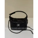 Chanel First Stock Available! 2025B Crystal Star Logo Caviar Leather Box Bag - Multi-Way (Handheld/Crossbody) - Image 14
