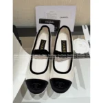 Chanel 2025B Fall/Winter Collection 🌈 Haute Couture Mary Janes - Imported Silk-Velvet & Crystal Bow (Ballet Flat Version) - Image 15