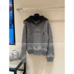 Louis Vuitton 2025SS Early Fall Collection 🩶 NIGO® Collab Zip Cardigan - Heavy Jacquard w/ Embroidered Logo & Lambswool Blend - Image 13