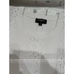 Chanel 🤍 2025B Spring/Summer New Collection Crochet Hollow-Out Round Neck Sleeveless Knit Tank / Short-Sleeve T-Shirt - Image 14