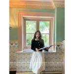 Chanel 25B Early Fall Collection 🎀 Dust Bag Packaging - 100% Kashmir Cashmere Peter Pan Collar Cardigan - Image 7