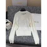 Dior 2025 Early Fall Collection ⭐️ 4D Jacquard Logo Sweater - 100% Cashmere Women's Pullover with Embroidery - Image 4