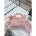 Chanel 2025P Spring/Summer Collection 🌸 Sakura Pink 31 Nano Chain Bag - Genuine Suede w/ Multi-Way Strap & YKK Hardware (Gift Box Packaging) ⛓️ - Image 16