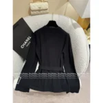 Chanel 25B Fall/Winter Collection 🔛 Women's 100% Imported Cashmere Knit Cardigan Coat - 4-Pocket Bathrobe Style - Image 5