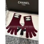 Chanel 25B Fall/Winter Collection ❄️ Towel-Embroidered Logo Set - 100% Kashmir Cashmere Scarf/Beanie/Gloves - Image 7