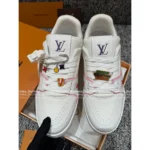 Louis Vuitton Premium 2025 Summer Couple Trainer Sneakers ✨ Embroidered Badge Detail - Gift Box Packaging - Image 3