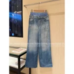 ACNE STUDIOS 25 Early Fall Collection 👖 Layered Two-in-One Washed Jeans - Enzyme Gradient "Spicy Girl" Denim - Image 12