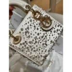 Dior 2025 Limited Edition ⭐️ Silk Satin Embroidered Lady Dior Bag - Crystal Beaded "Socialite Collector's Piece" - Image 14