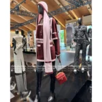 Chanel 25B Fall/Winter Collection 🎀 Women’s 100% Cashmere Hooded Scarf Wrap - Pink Luxury Knit Shawl - Image 13