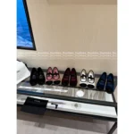 Chanel 2025B Fall/Winter Collection 🌈 Haute Couture Mary Janes - Imported Silk-Velvet & Crystal Bow (Ballet Flat Version) - Image 13