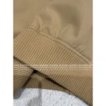 CELINE 2025SS Early Fall Collection 🤎 Structural Utility Jacket - Khaki Canvas w/ 3D Embroidery & Notch Collar - Image 10