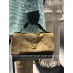Chanel In Stock 🤎 2025A Haute Atelier Runway Briefcase - Suede Color-Block w/ Detachable Chain ⛓️ Full YKK Hardware & Messenger Style - Image 9