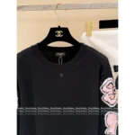Chanel 25B Fall/Winter Collection 🎀 Bow-Cuff Jacquard Logo 100% Kashmir Cashmere Pullover - Image 4