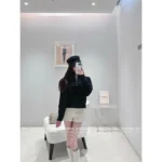 Dior 2025 Early Fall Collection 🤍 Classic Cannage Knit Jacket - 3D Logo Zip-Up Cardigan - Image 3