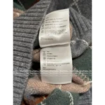 Loro Piana 2025 Fall/Winter Collection 💼 Heavyweight Diamond-Quilted Color-Block 'Old Money' Cashmere Pullover - Women's Luxury Knitwear - Image 9
