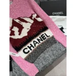 Chanel 2024N Coco Neige Ski Collection ❄️ Snow Mountain Sweater - Color-Block Jacquard Logo Pullover 🏔️ - Image 12
