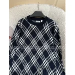 BURBERRY 2025 Early Fall Collection 🆕 Classic Plaid Color-Block Sweater - Unisex Oversized Wool Blend Pullover - Image 16