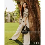 Dior 2025 Early Autumn Collection 🔍 Celebrity-Inspired Knitwear - Cashmere/Silk Blend Diagonal Stripe Sweater - Image 6
