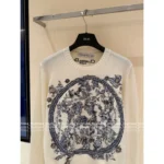 Dior 2025 Early Fall Collection ⭐️ 4D Jacquard Logo Sweater - 100% Cashmere Women's Pullover with Embroidery - Image 2